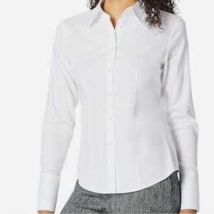 Calvin Klein White Button-Down Shirt